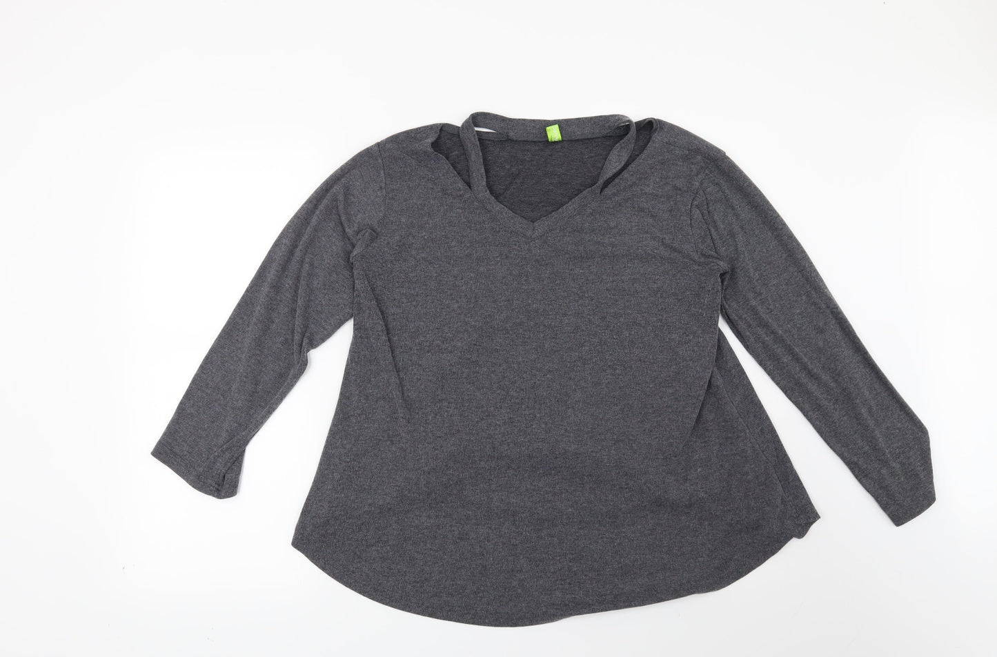 Preworn Womens Grey   Pullover Sweatshirt Size L