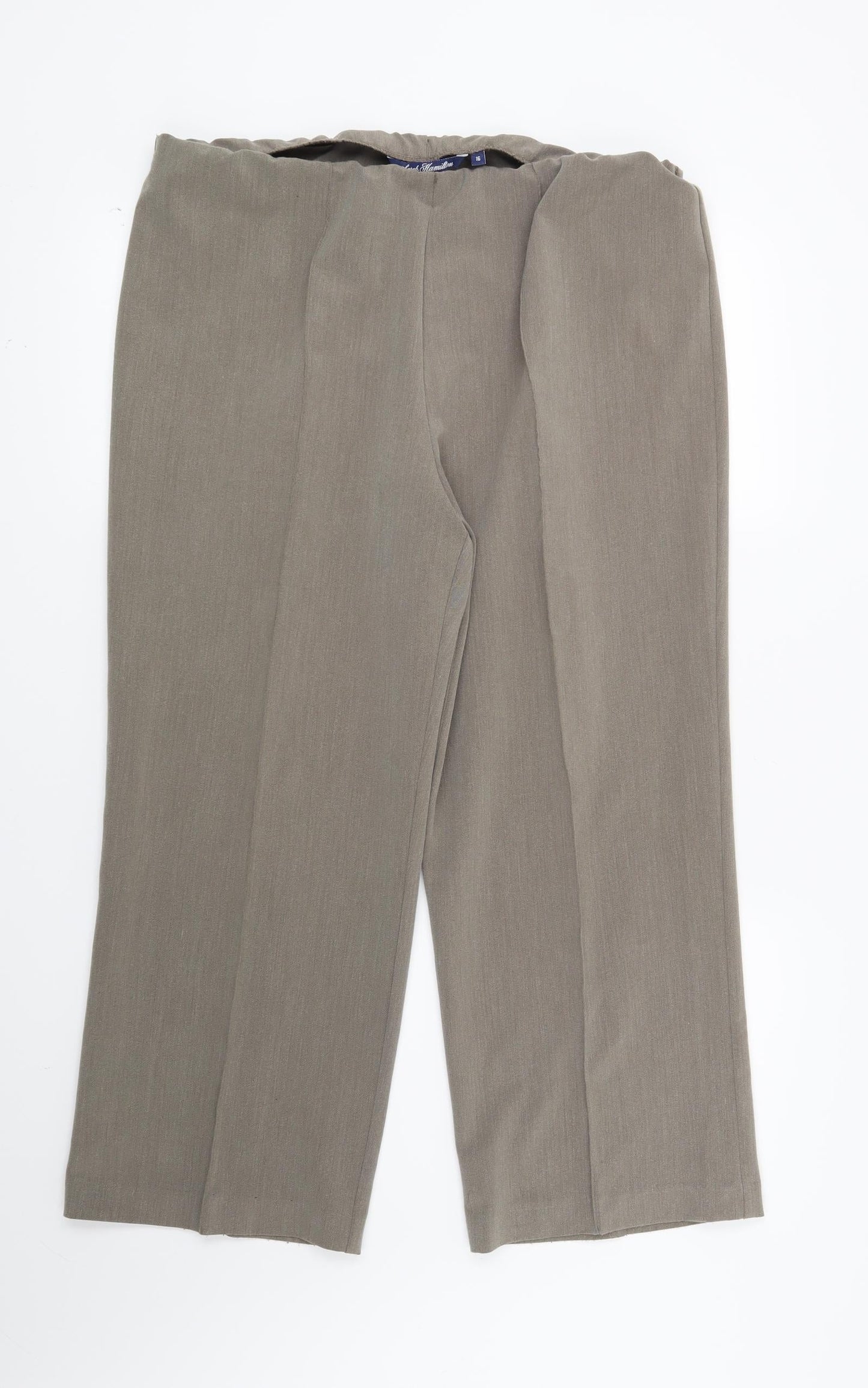 Preworn Womens Green   Trousers  Size 16 L24 in