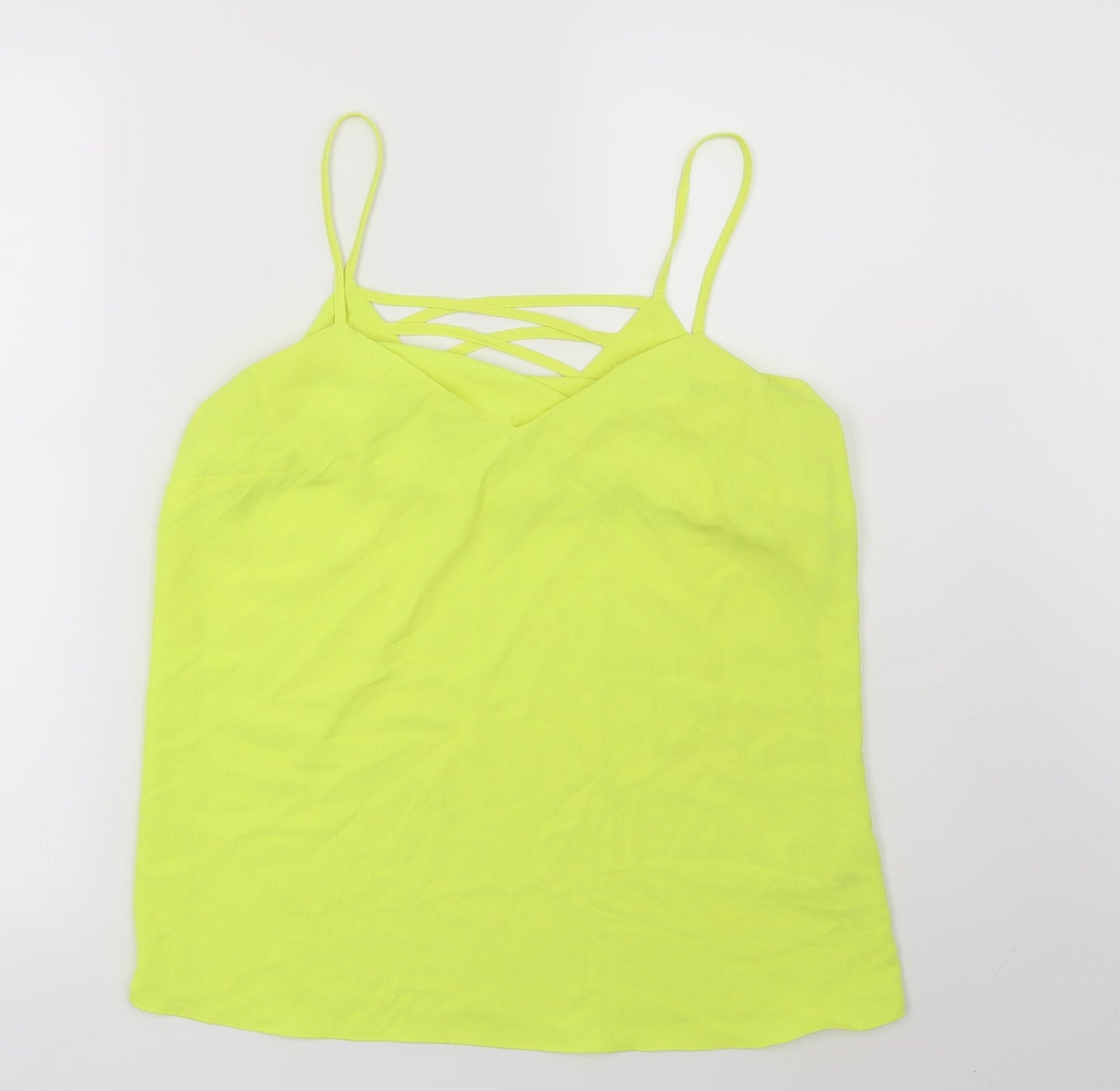 New Look Womens Yellow   Basic Blouse Size 8
