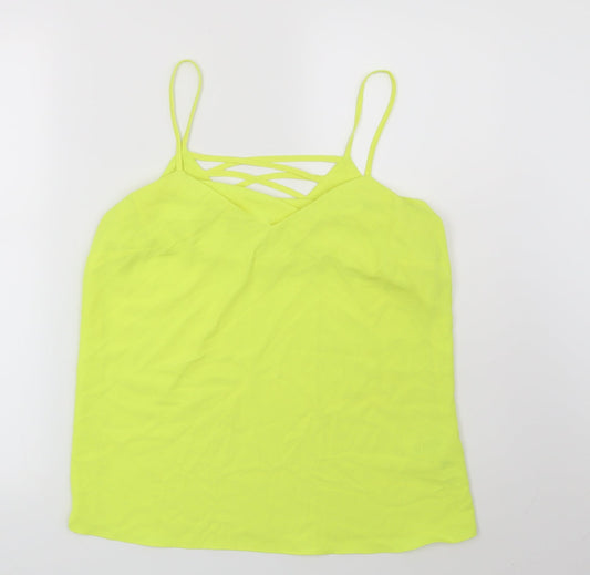 New Look Womens Yellow   Basic Blouse Size 8