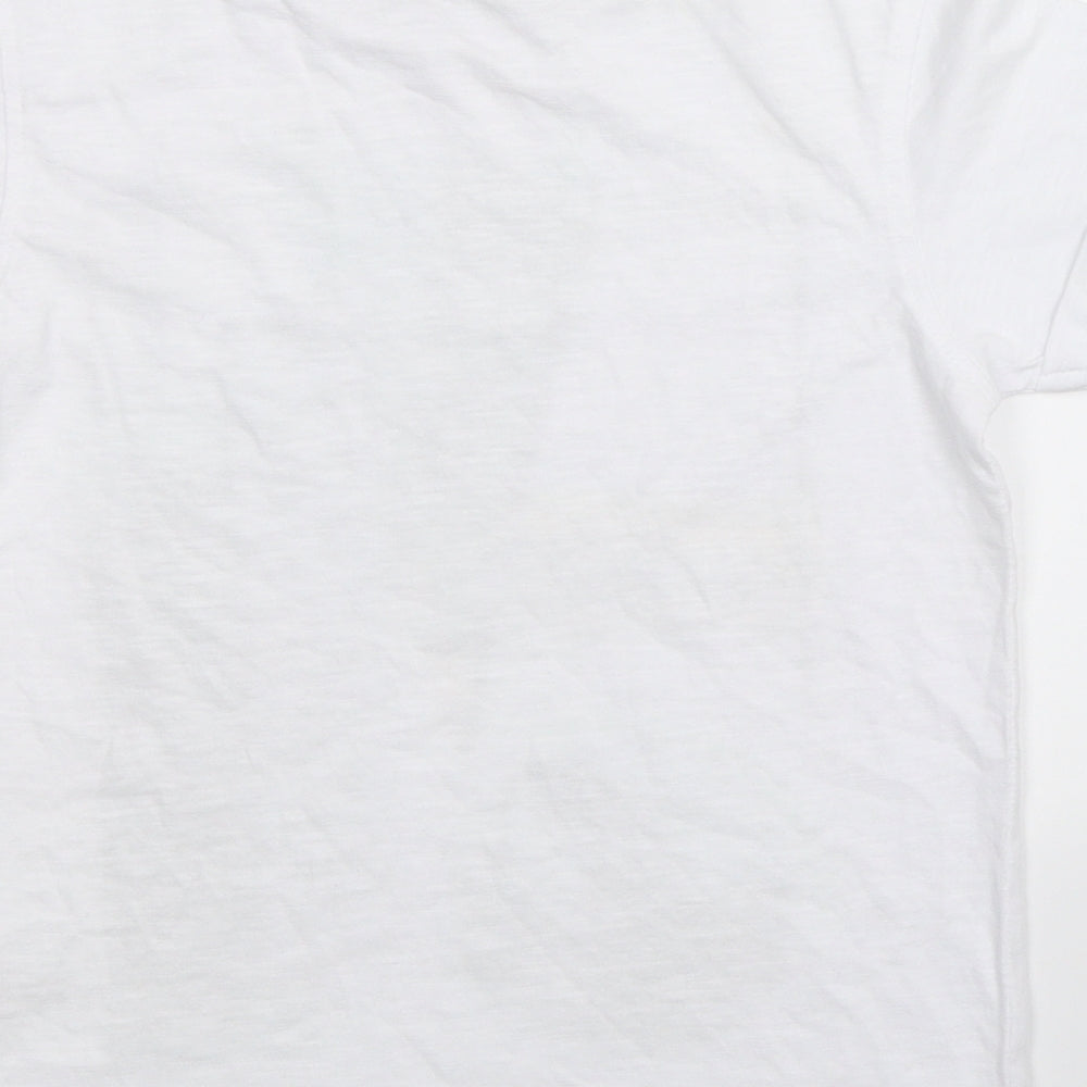 George Boys White   Basic T-Shirt Size 8-9 Years