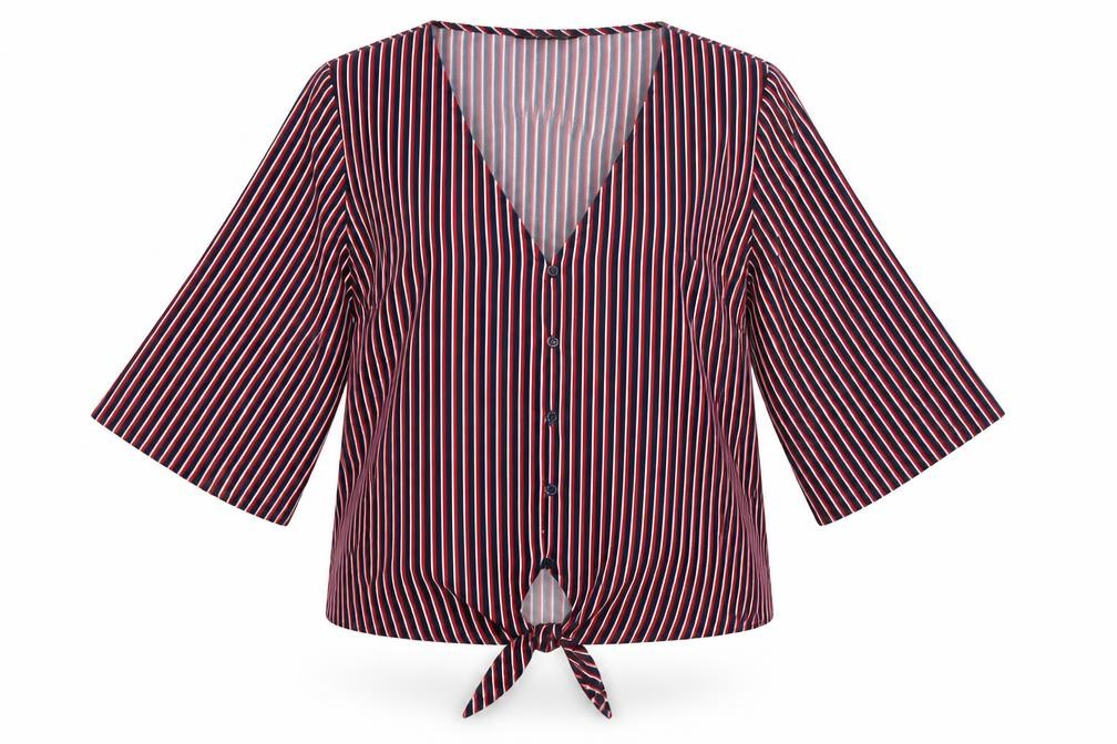 F&F Womens Multicoloured Striped  Basic Button-Up Size 16