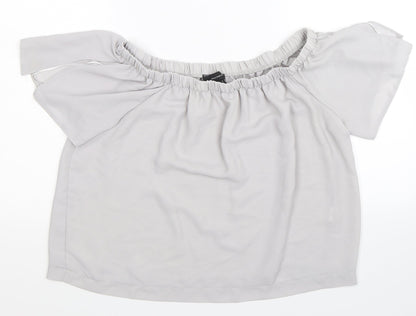 Atmosphere Womens Grey   Basic Blouse Size 14