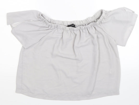 Atmosphere Womens Grey   Basic Blouse Size 14
