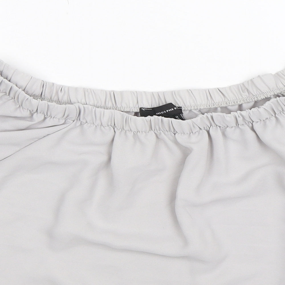 Atmosphere Womens Grey   Basic Blouse Size 14