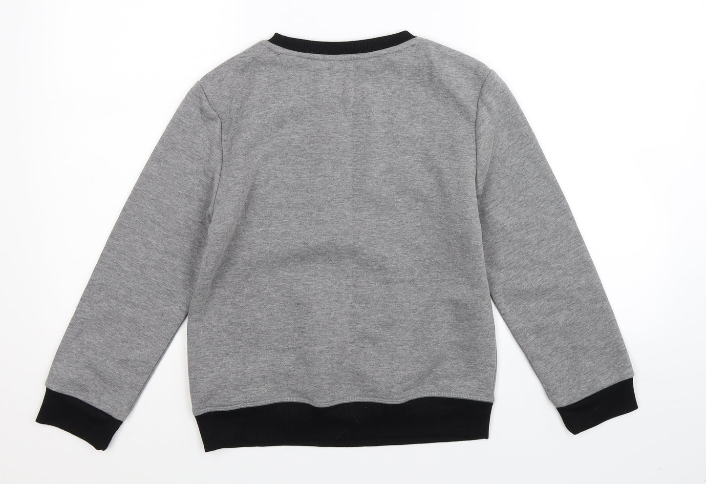 Primark Boys Grey   Pullover Sweatshirt Size 10-11 Years