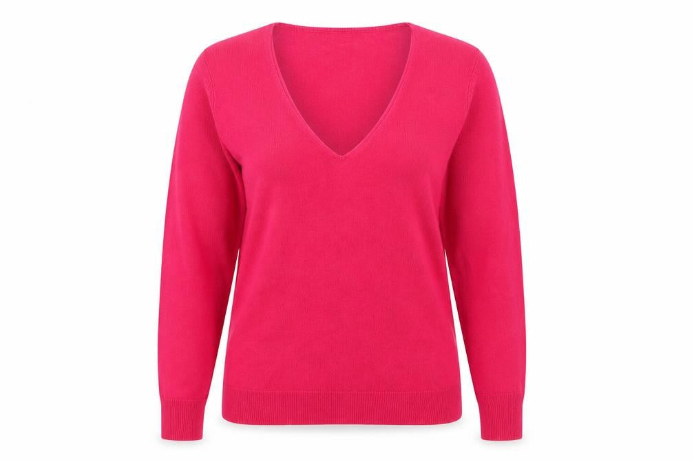 M&Co Womens Pink  Knit Pullover Jumper Size 12