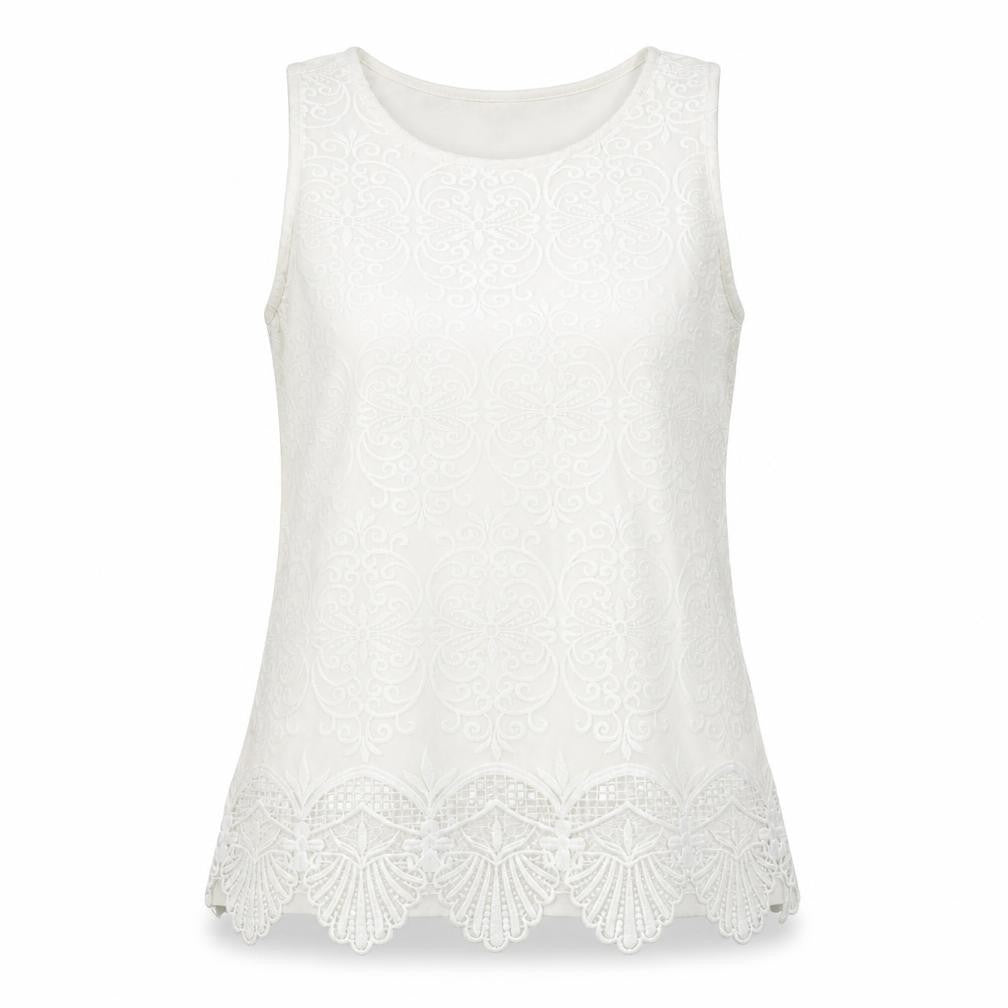 adiva Womens Ivory   Tunic Tank Size M