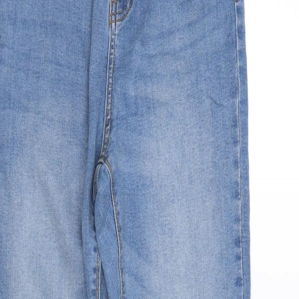 DenimCo Womens Blue  Denim Skinny Jeans Size 4 L28 in
