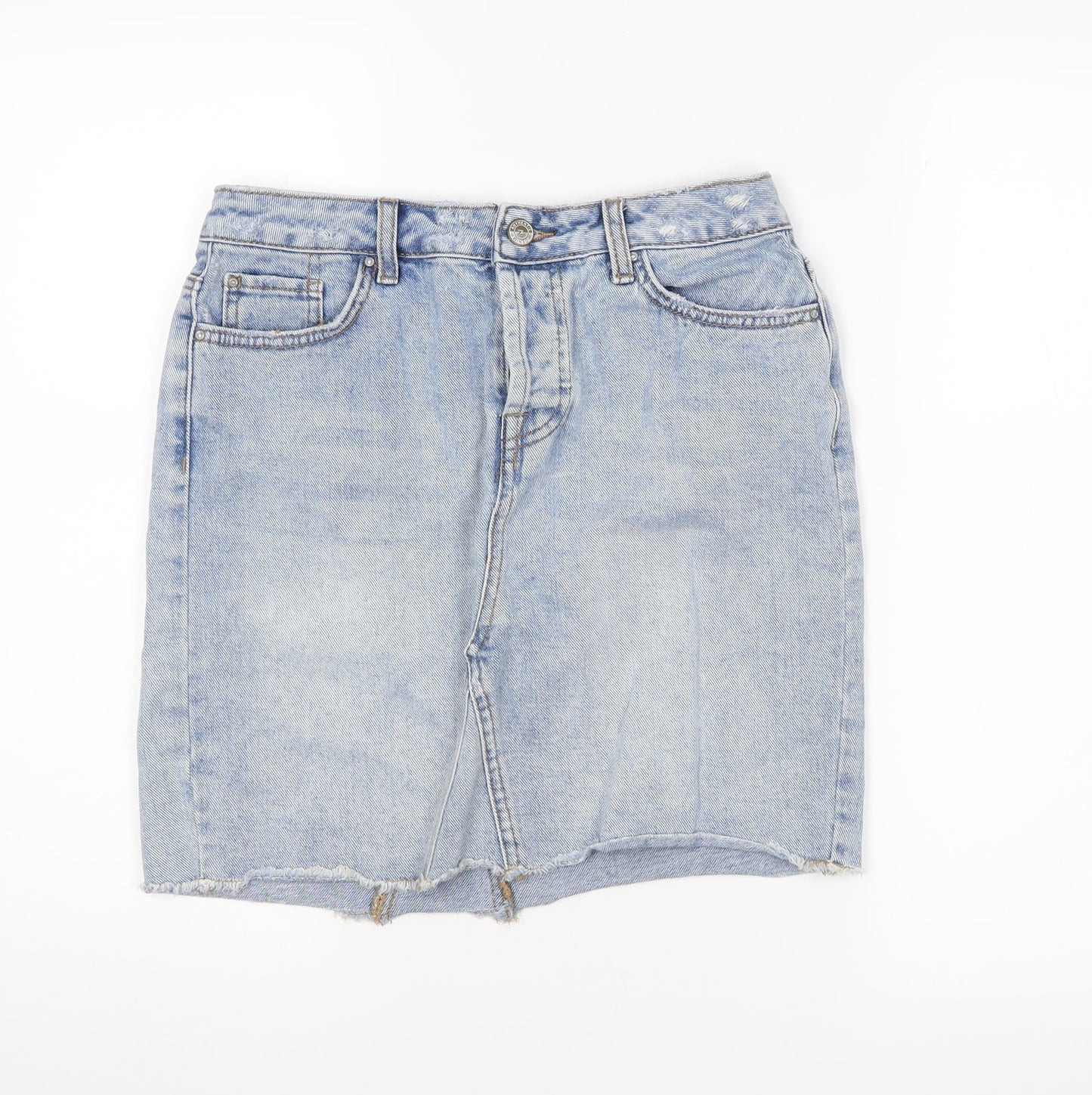 newlook Girls Blue  Denim Straight & Pencil Skirt Size 14 Years