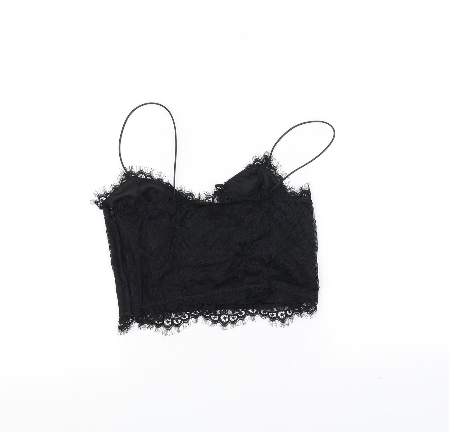 H&M Womens Black   Basic Blouse Size 8