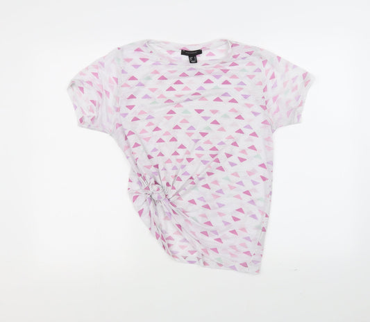 Atmosphere Womens White   Basic T-Shirt Size 10