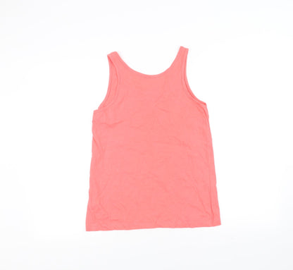 Preloved Primark Womens Pink   Basic Tank Size 10 - Back