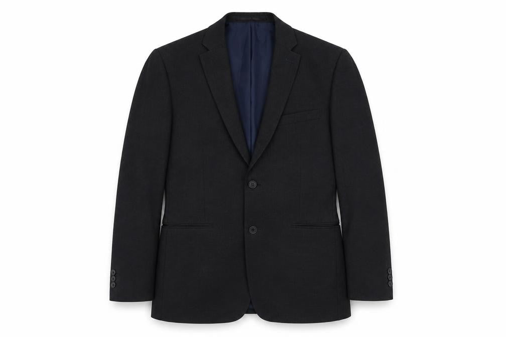 DEBINHAMS Mens Black   Jacket Suit Jacket Size 38