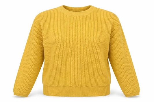 EWM Womens Yellow   Pullover Jumper Size S