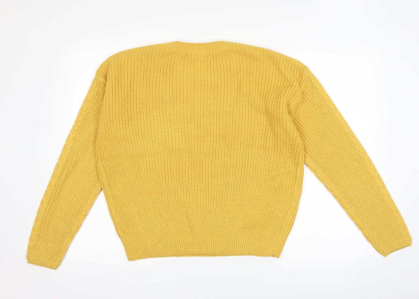 EWM Womens Yellow   Pullover Jumper Size S
