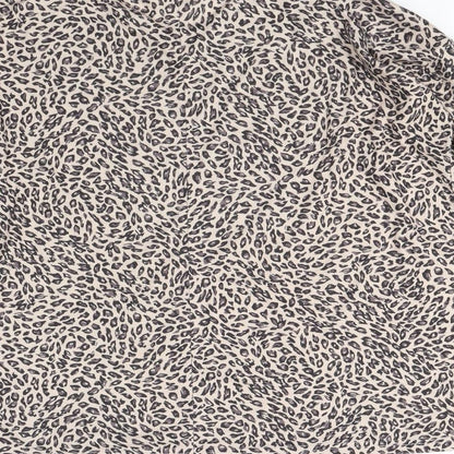 Preworn Womens Brown Animal Print  Basic Tank Size 8