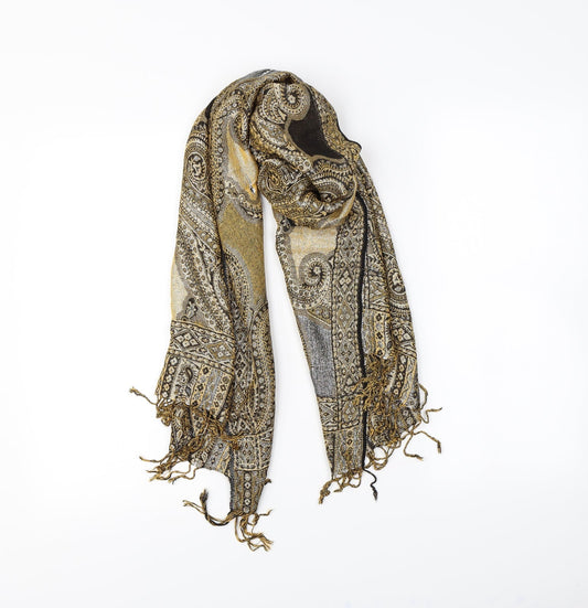 Preworn Womens Gold    Scarf