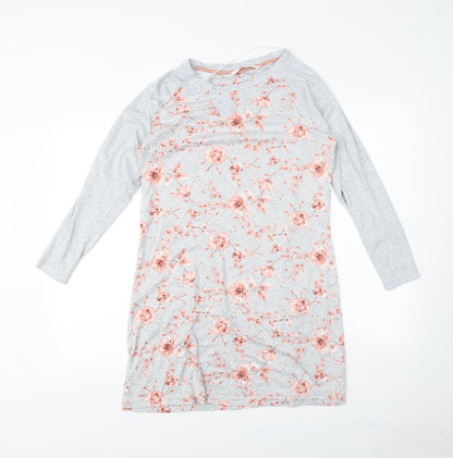 Tu Womens Grey Floral  Mini  Size 12
