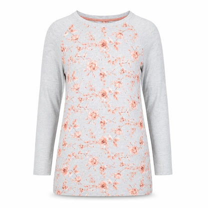 Tu Womens Grey Floral  Mini  Size 12