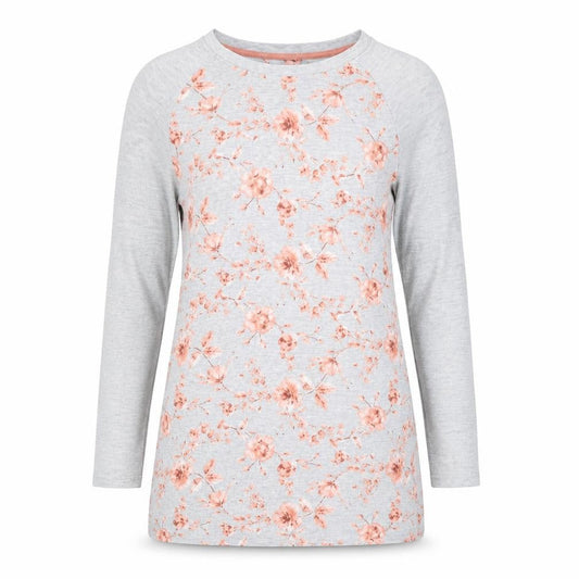 Tu Womens Grey Floral  Mini  Size 12