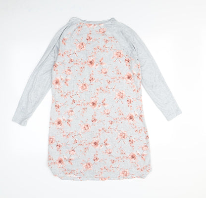 Tu Womens Grey Floral  Mini  Size 12