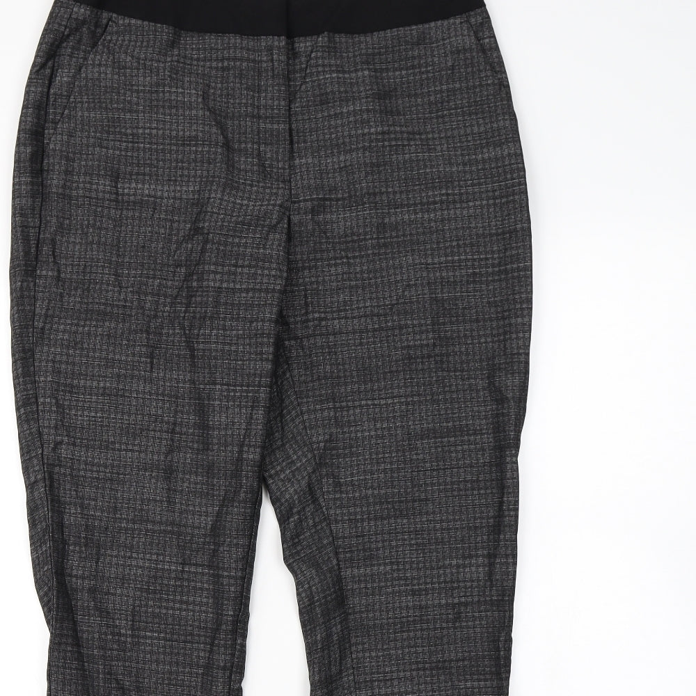 Papaya Womens Black   Dress Pants Trousers Size 12 L30 in