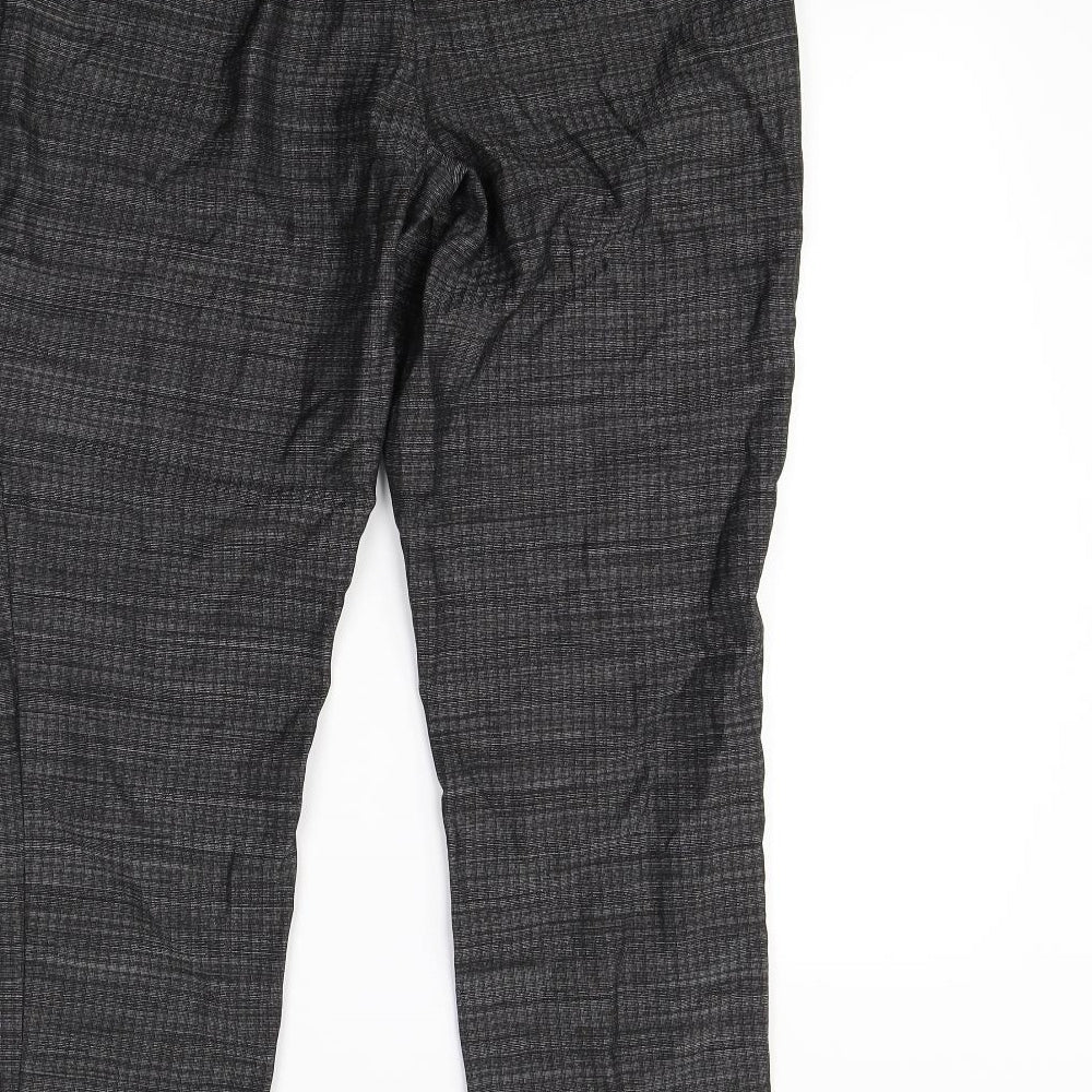 Papaya Womens Black   Dress Pants Trousers Size 12 L30 in