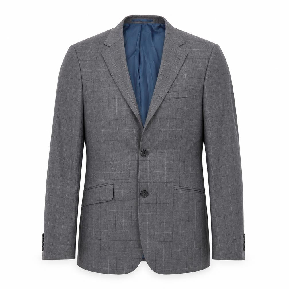 Preworn Mens Grey   Jacket Blazer Size S  - Shoulder Pads