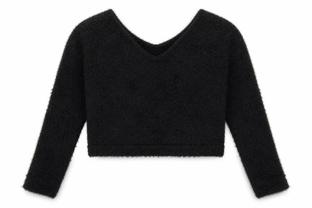 Femme Luxe Womens Black   Pullover Jumper Size M