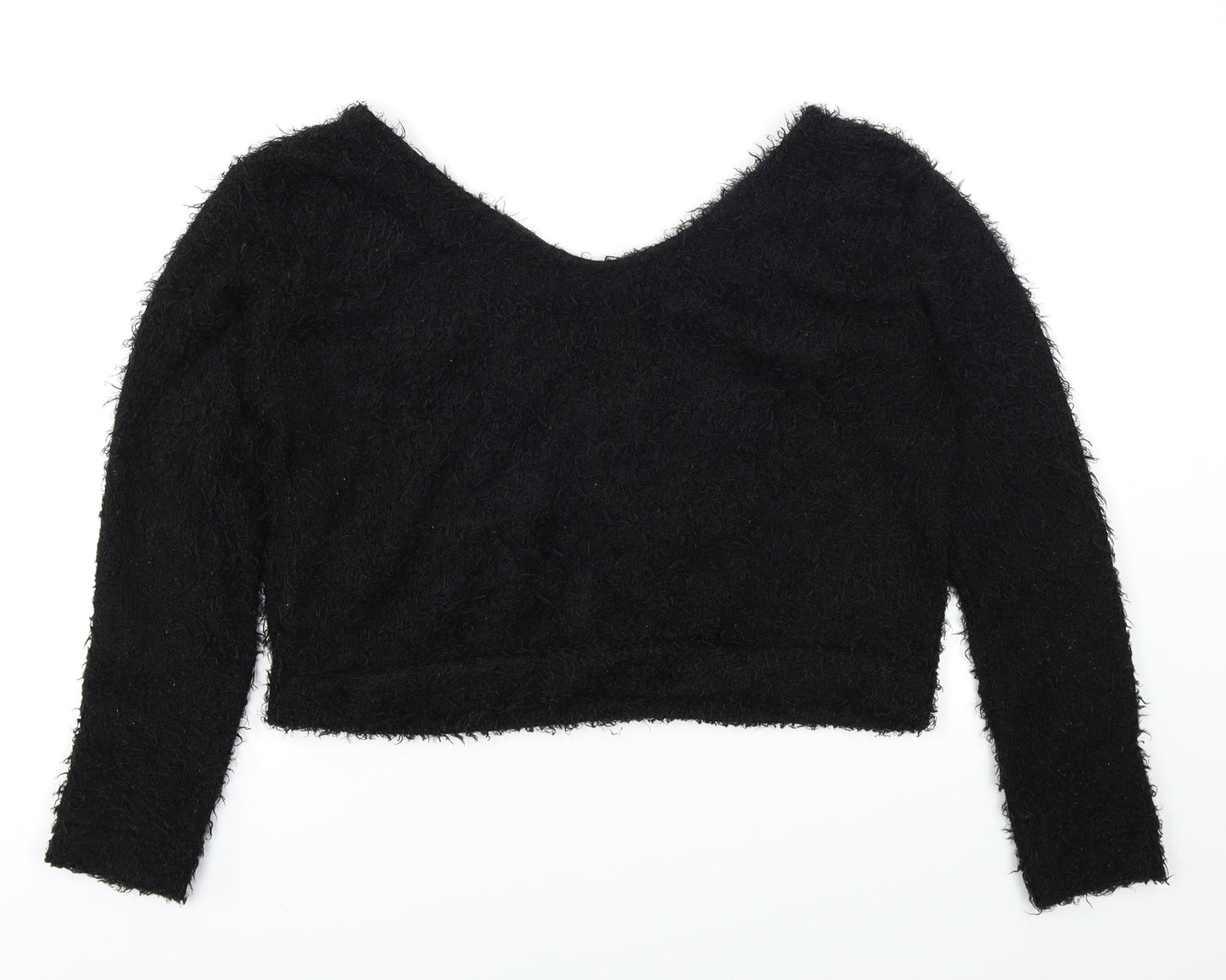 Femme Luxe Womens Black   Pullover Jumper Size M