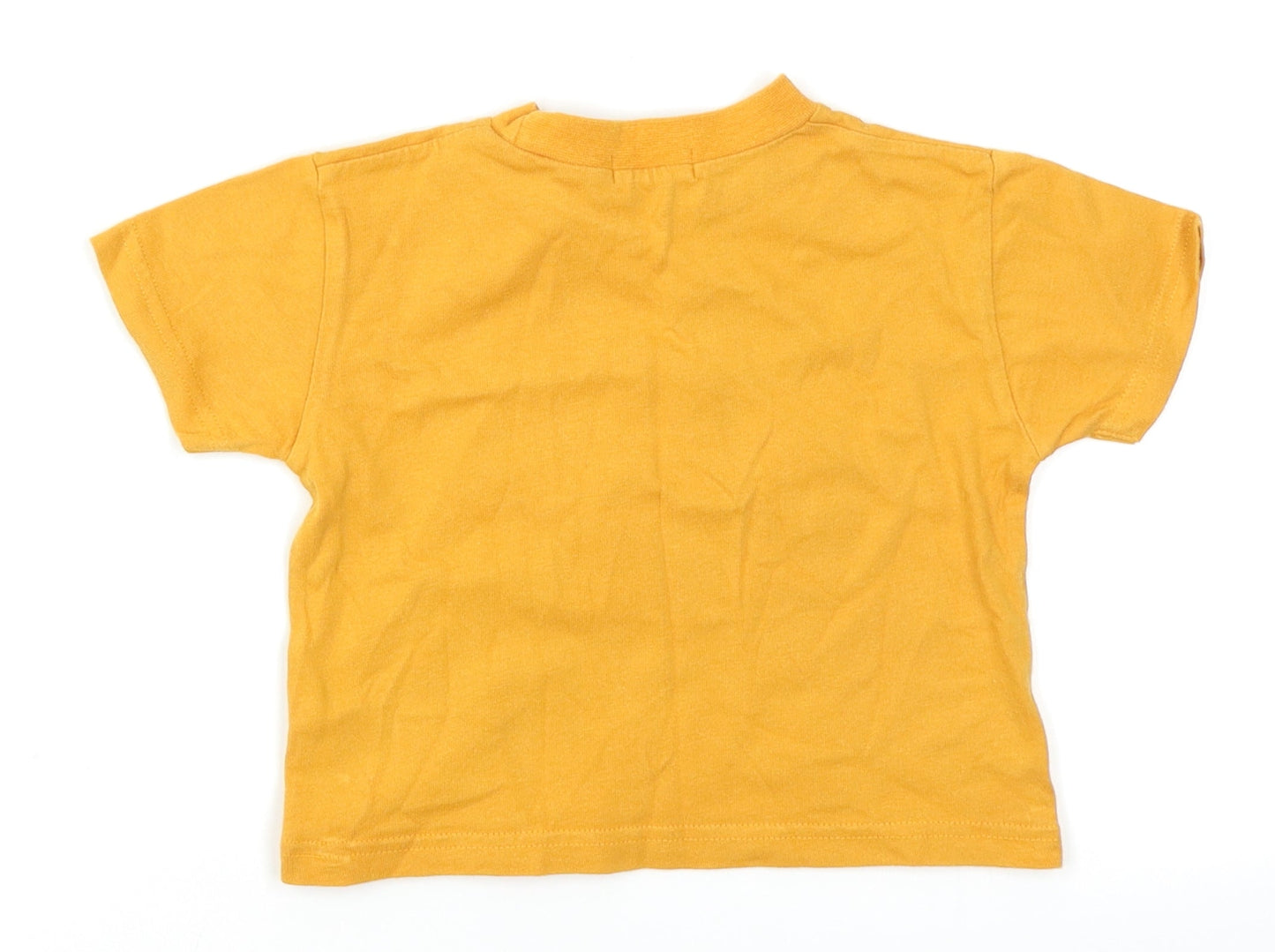 George Boys Yellow   Basic T-Shirt Size 6-9 Months