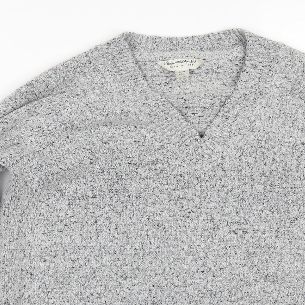 Miss Selfridge Womens Grey   Pullover Jumper Size 6