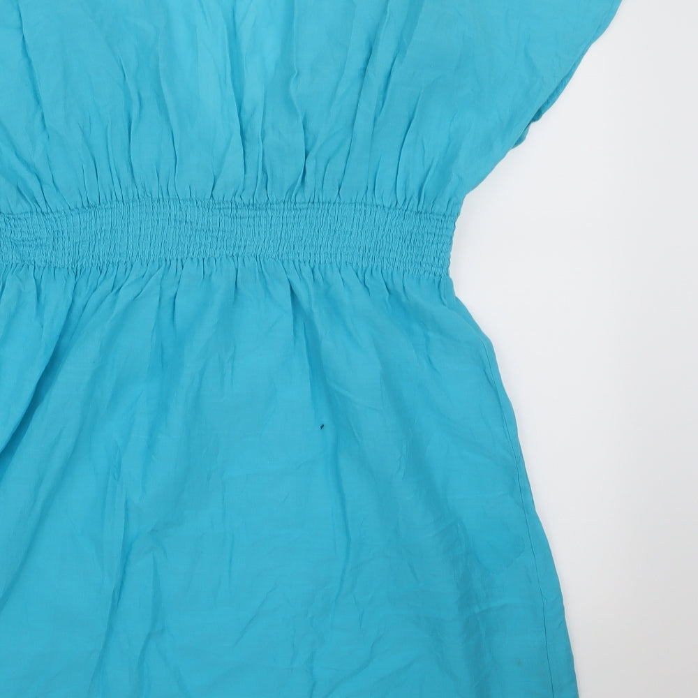 Beach Life Womens Blue   A-Line  Size L