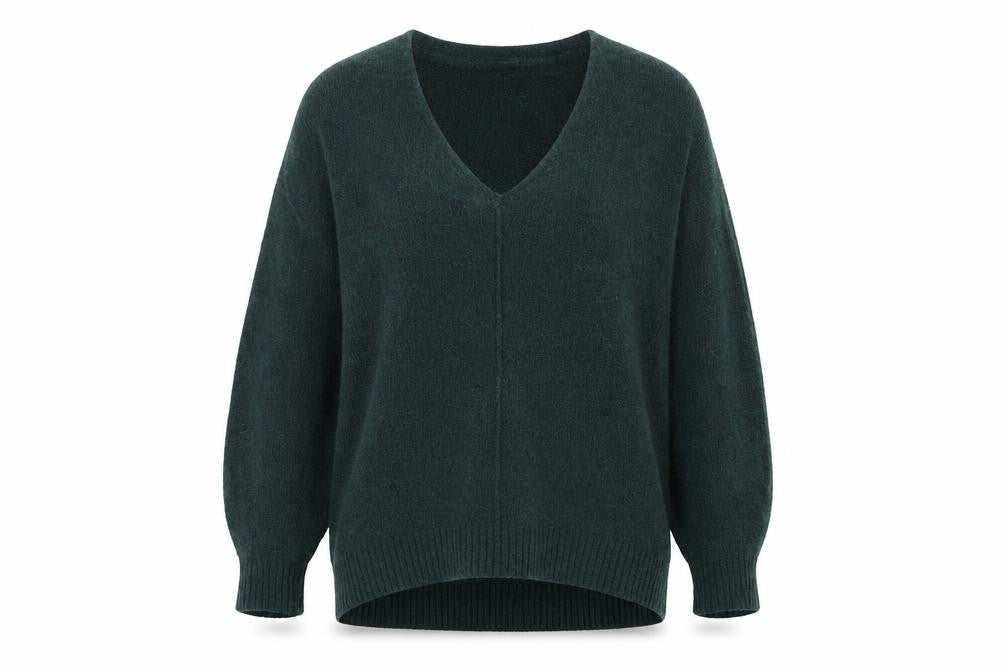 H&M Womens Green  Knit Pullover Jumper Size XS