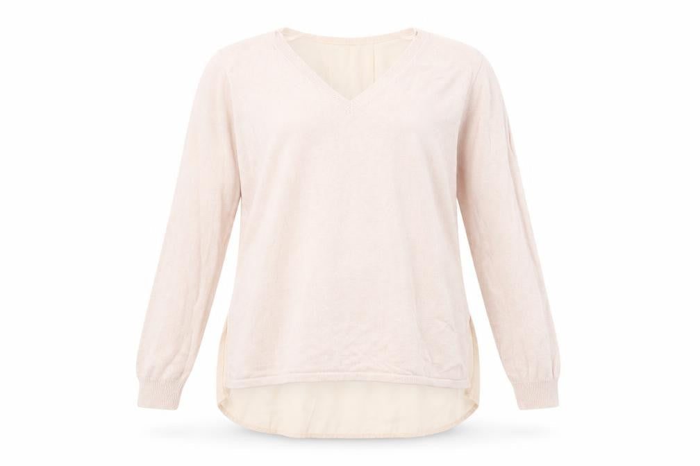 Primark Womens Pink   Pullover Jumper Size 12  - sheer back