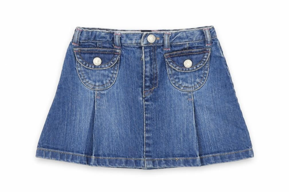 Gap Girls Blue  Denim A-Line Skirt Size 3 Years