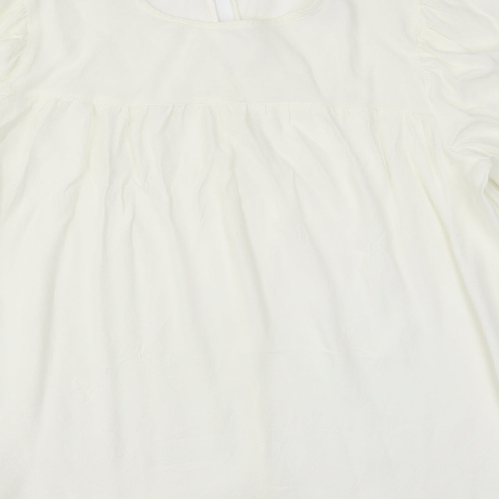 NEXT Womens Ivory   Basic Blouse Size 16