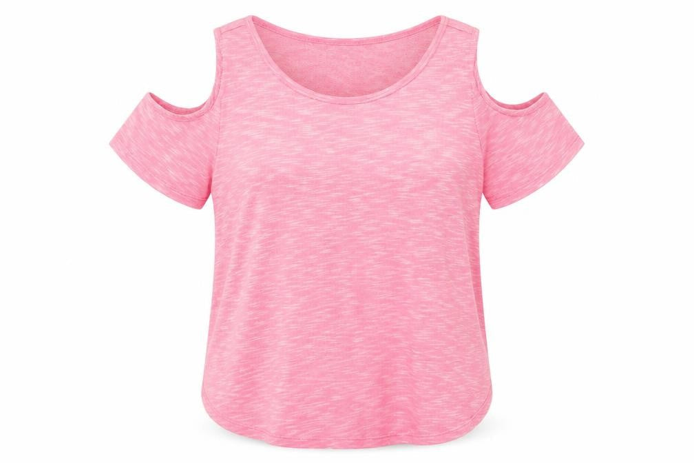 Select Womens Pink   Pullover Jumper Size 10  - cold shoudler