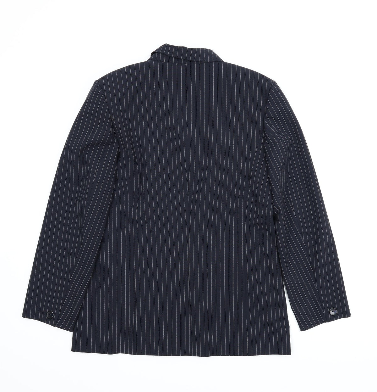 Steilmann Womens Blue Striped  Jacket Suit Jacket Size 38