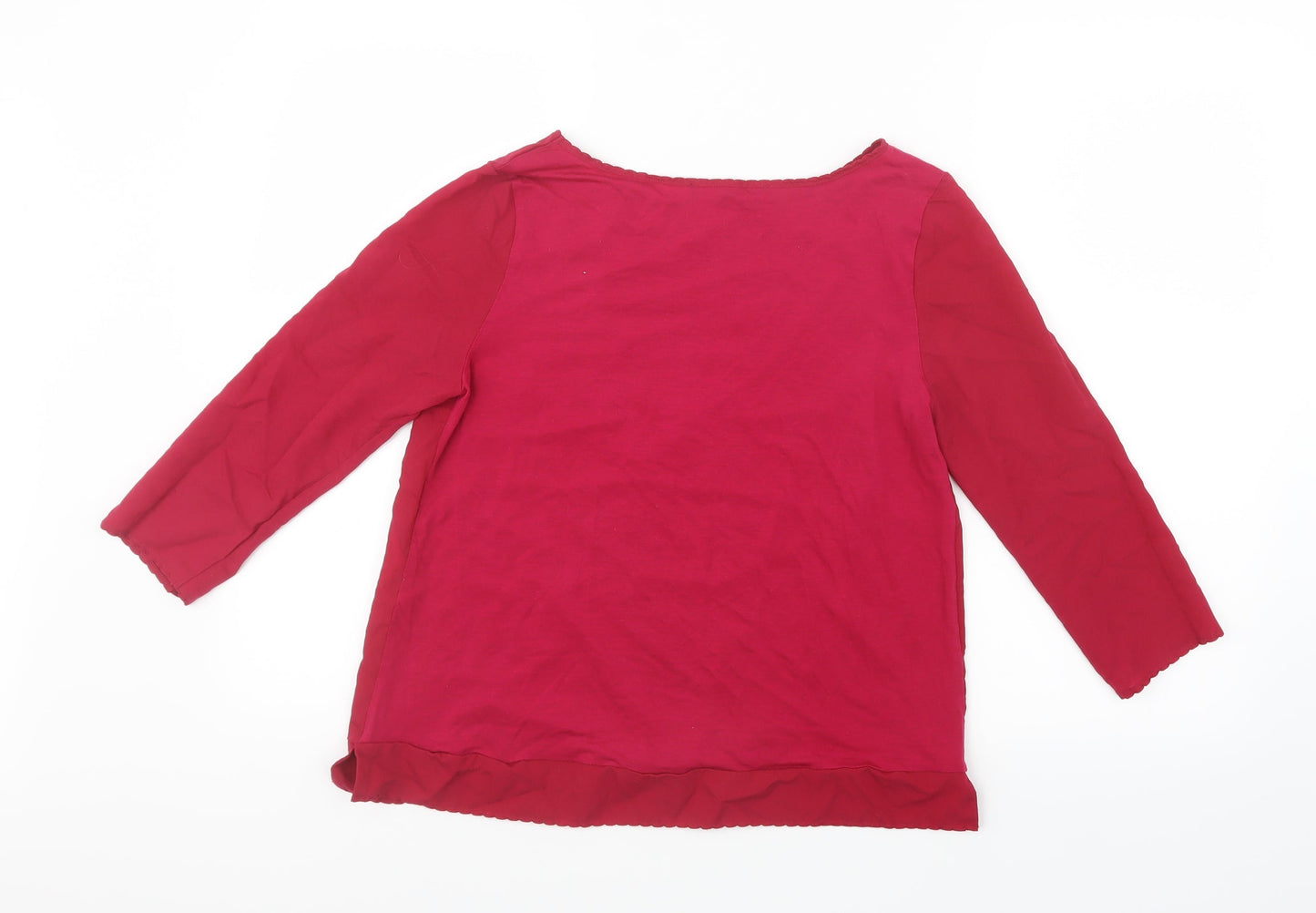 French Connection Womens Pink   Basic Blouse Size M