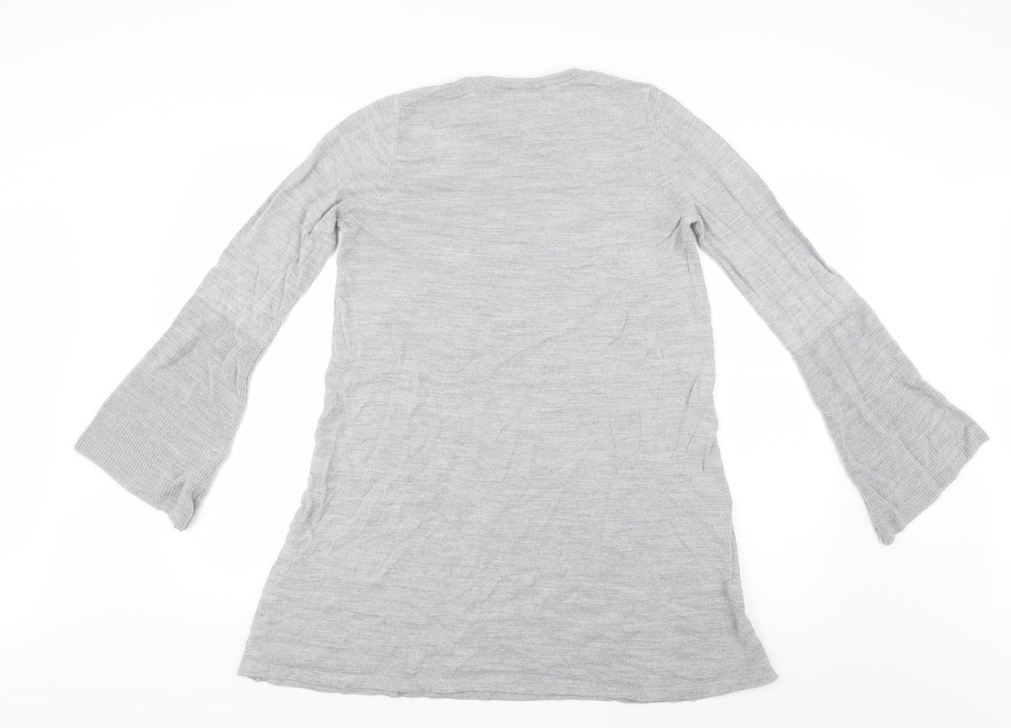 ASOS Womens Grey  Knit Jumper Dress  Size 8