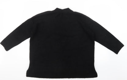 Preloved Capsule Womens Black  Knit Pullover Jumper Size 16 - Back