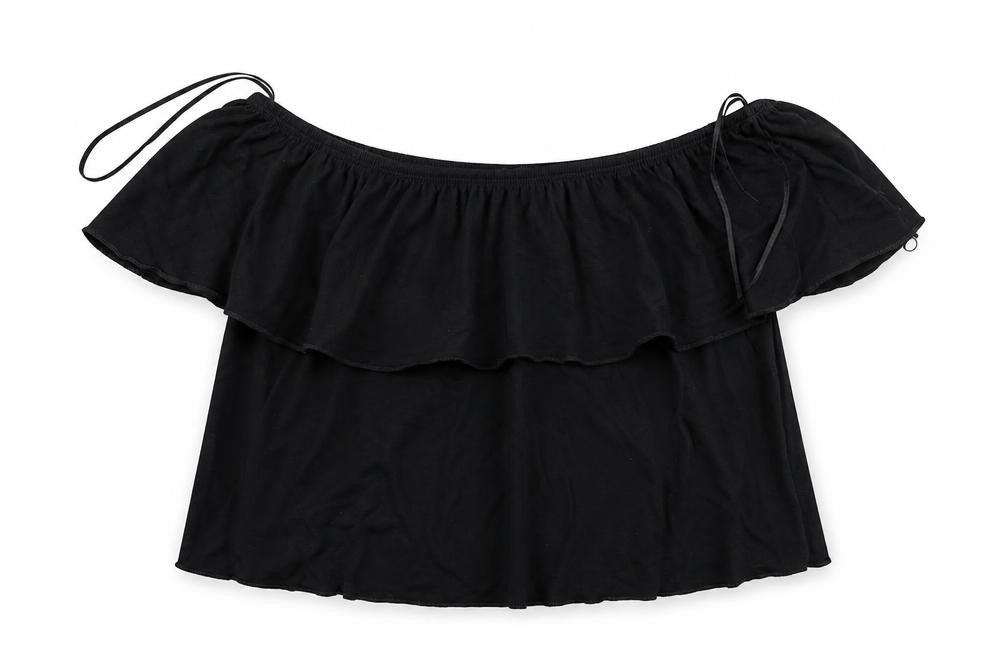 Topshop Womens Black   Basic T-Shirt Size 10
