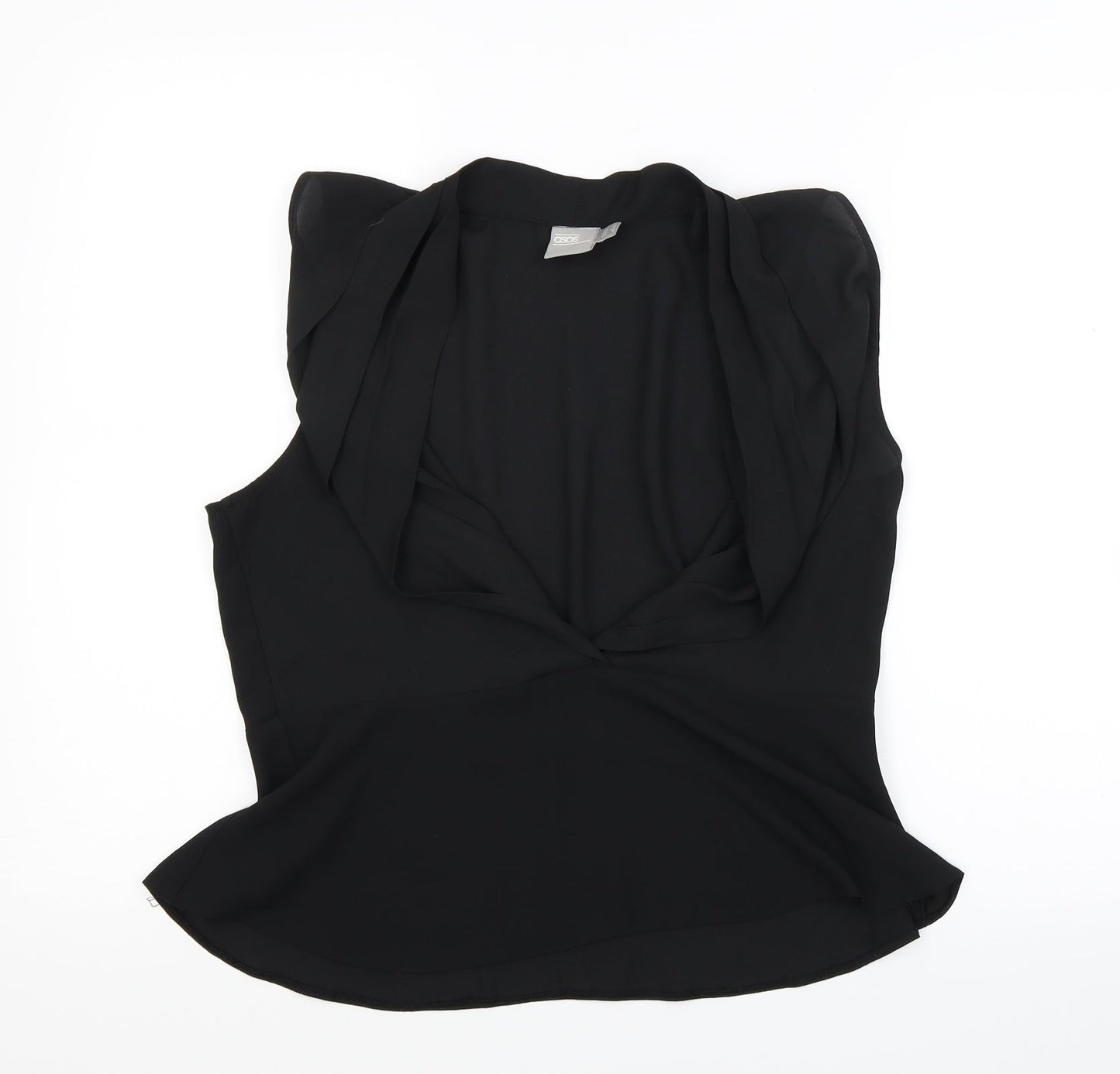 ASOS Womens Black   Basic Blouse Size 12