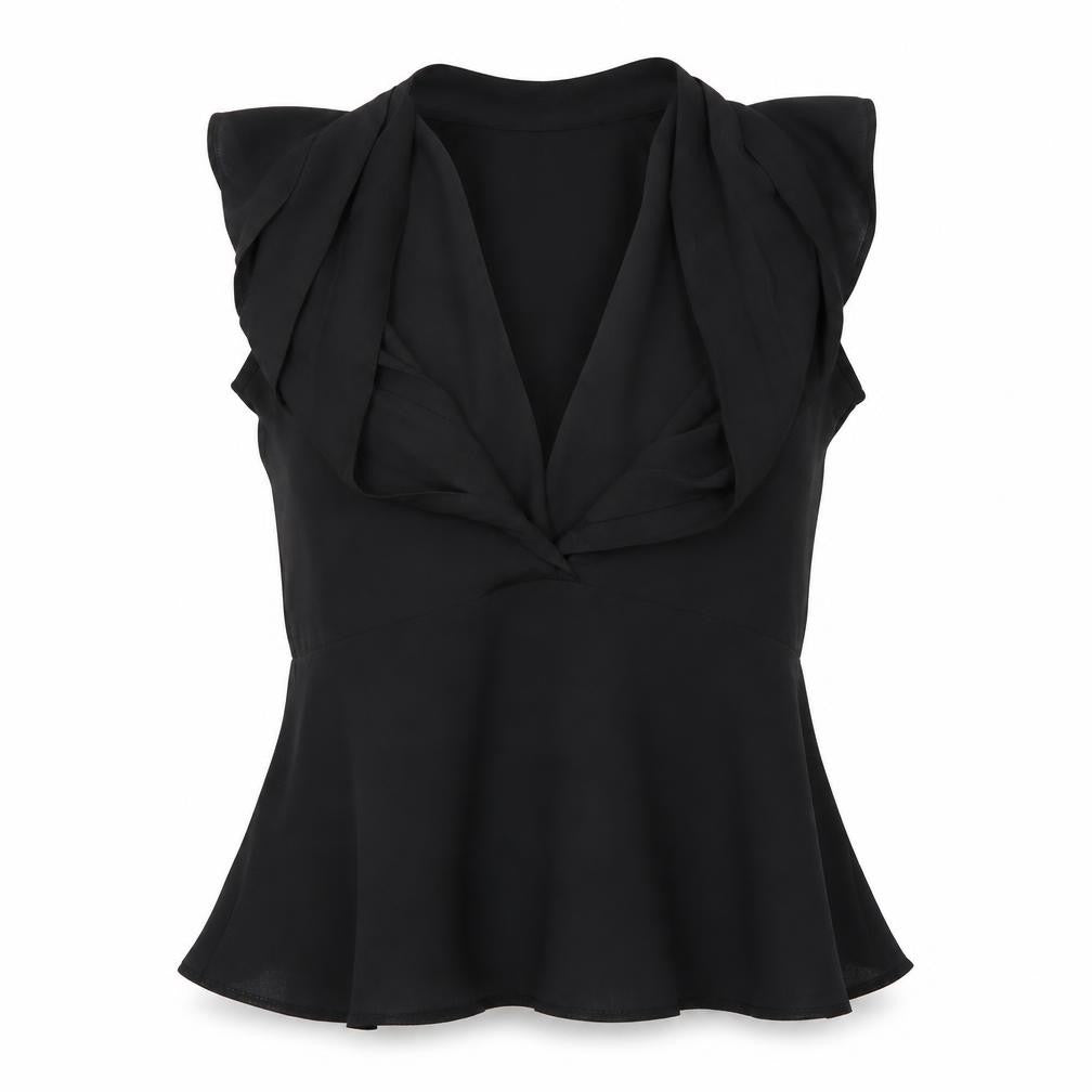 ASOS Womens Black   Basic Blouse Size 12