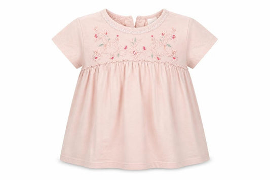 George Girls Pink Floral  Tunic T-Shirt Size 7 Years