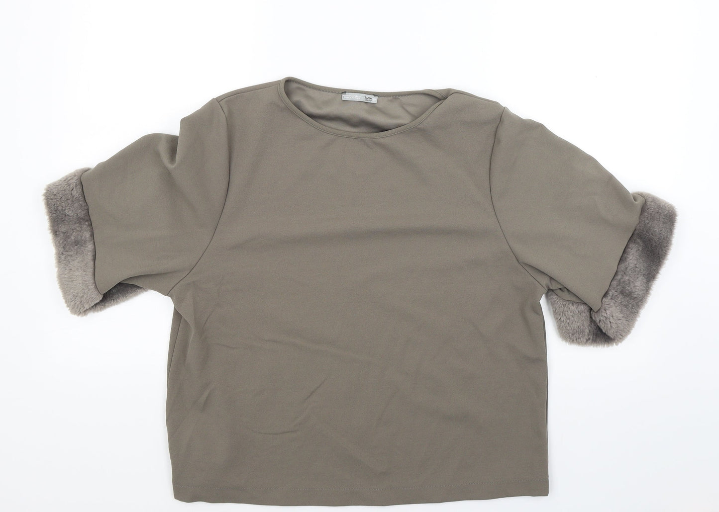 Zara Womens Green   Basic Blouse Size M