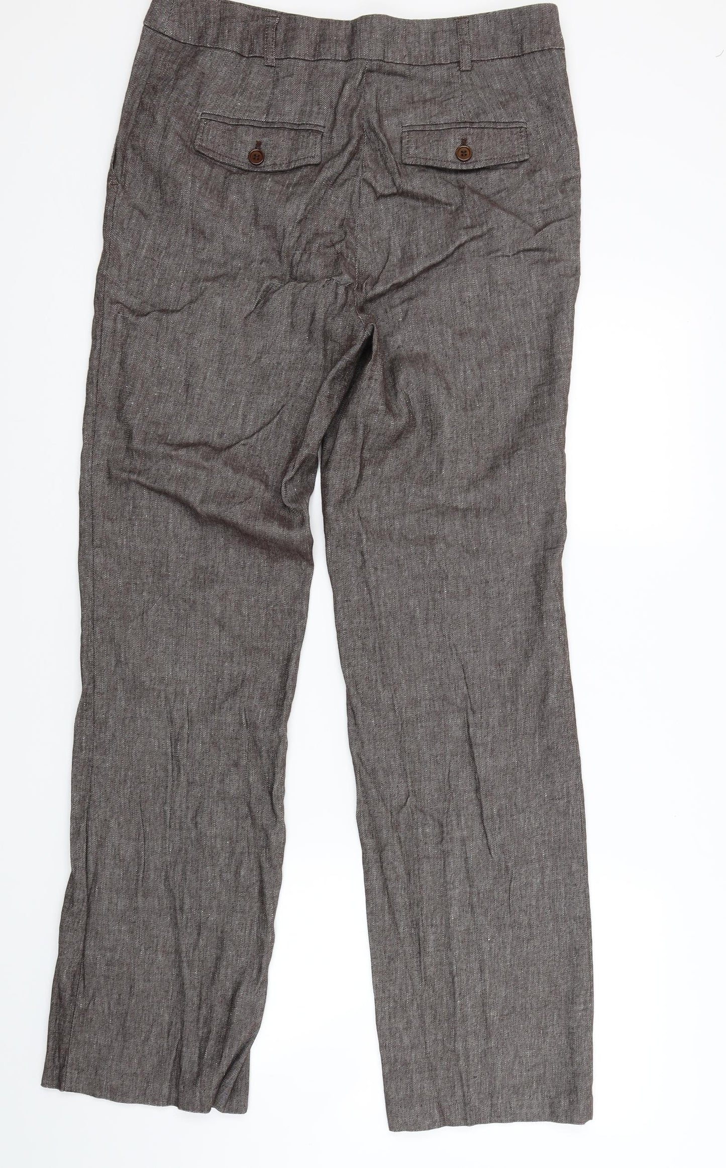 Marks and Spencer Womens Brown   Trousers  Size 12 L29 in