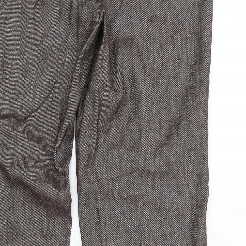Marks and Spencer Womens Brown   Trousers  Size 12 L29 in
